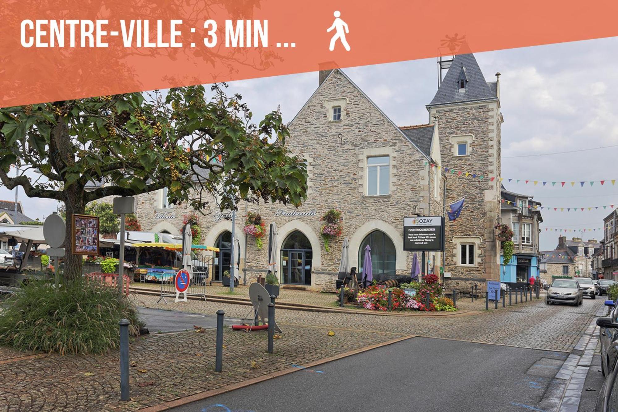 T2 RIEFFEL - Centre-ville - Wifi Nozay  Extérieur photo